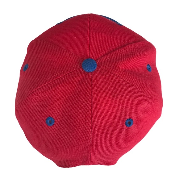 🌟SOLD🌟Buffalo Bills Mens Red And Blue NFL Budweiser Adjustable Baseball Hat - Picture 3 of 12